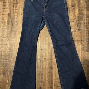 Old Navy Dark Blue Flare Jeans